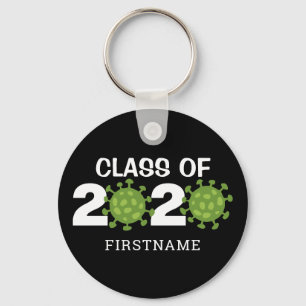 Klasse van 2020 Funny Virus Virtual Afstuderen Sleutelhanger
