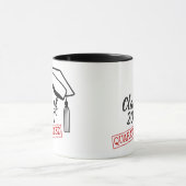 Klasse van 2020, in quarantaine geplaatst afstudee mok (Midden)