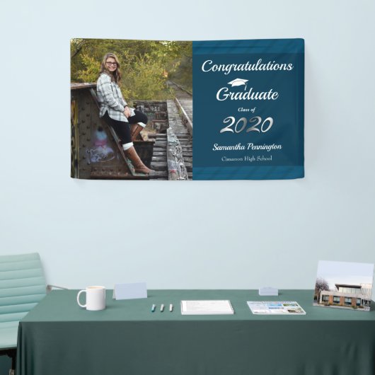 Klasse van 2020 One Photo Graduation Party Spandoek (Beurs)