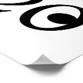 KLASSE VAN 2020 poster, aanpasbaar Poster (Hoek)