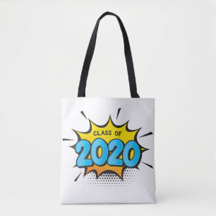 KLASSE VAN 2020 stripboekstijl typografie afstudee Tote Bag