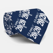 Klasse van 2020 Tassel Blue Afstuderen ontwerp Stropdas (Opgerold)