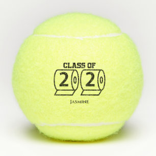 Klasse van 2020 Toilet Paper Afstuderen - Aangepas Tennisballen