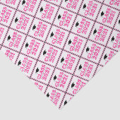 Klasse van 2021 Afstuderen Weefpapier (warm roze) Tissuepapier (Detail)
