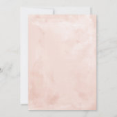 Klasse van 2021 Blush Pink Gold Afstuderen Kaart (Achterkant)
