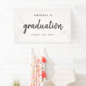 Klasse van 2021 Eenvoudige grafische Graduation Pa Spandoek (Insitu)