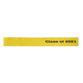 Klasse van 2021 Gold Satin Ribbon door Janz Satijnen Lint (Voorkant)