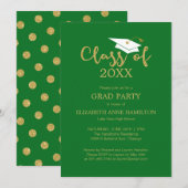 Klasse van 2021 High School Afstudeerder Party Inv Aankondiging (Voorkant / Achterkant)