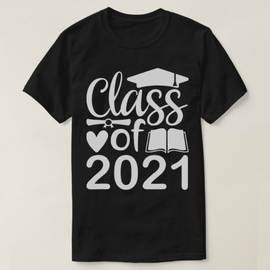 Klasse van 2021 Hoger Afstuderen van het GS in Pop T-shirt (Design voorkant)