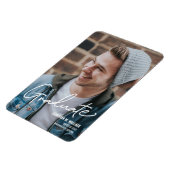 Klasse van 2021 Moderne bekendmaking Afstuderen Magneet (Linkerzijde)