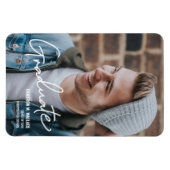 Klasse van 2021 Moderne bekendmaking Afstuderen Magneet (Horizontaal)