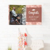 Klasse van 2021 One Photo Graduation Party Pink Spandoek (Insitu)