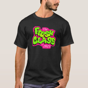 Klasse van 2021 Senior Fresh 90's TV Style Afstude T-shirt