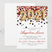 Klasse van 2021 Uitnodiging voor afstudeerfeest (Voorkant / Achterkant)