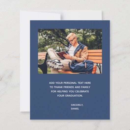 Klasse van 2022 2-Foto Afstuderen Blue Hartelijk d (Achterkant)