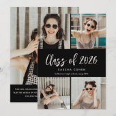 Klasse van 2022 Aangepast Afstuderen voor fotocoll Aankondiging (Voorkant / Achterkant)