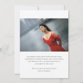 Klasse van 2022 Aangepaste tekst Foto modern Afstu Aankondiging (Achterkant)