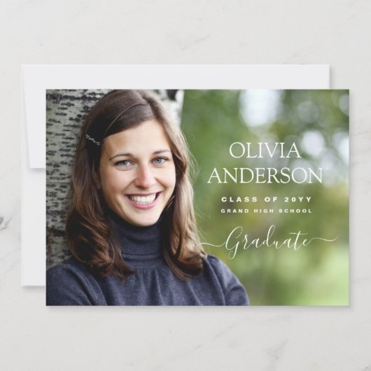 Klasse van 2022 Aankondiging Foto Afstuderen 2022 (Voorkant)