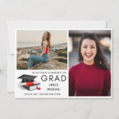 Klasse van 2022 Aankondiging van drie foto-Afstude (Voorkant)