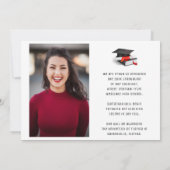 Klasse van 2022 Aankondiging van drie foto-Afstude (Achterkant)