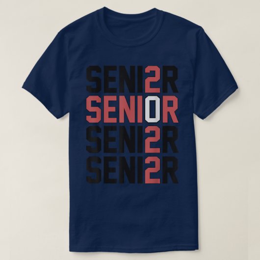 Klasse van 2022 Afstudeerder 22 T-shirt (Design voorkant)