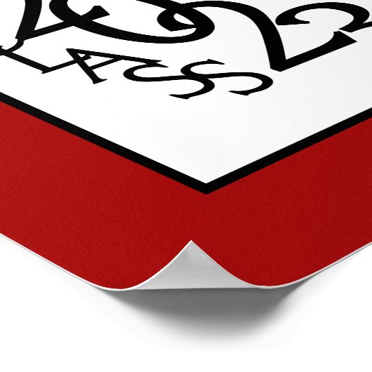 Klasse van 2022 Afstuderen Autograaf Keepomwille P Poster (Hoek)