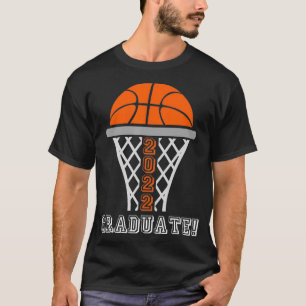 Klasse van 2022 Afstuderen Basketball Player T-shirt