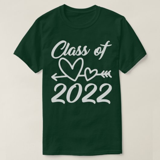 Klasse van 2022 Afstuderen Cute Afstuderen Afstude T-shirt (Design voorkant)