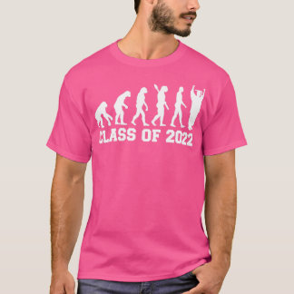 Klasse van 2022 afstuderen evolutie t-shirt