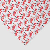 Klasse van 2022 Afstuderen-weefselpapier (rode Pet Tissuepapier (Detail)