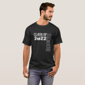 Klasse van 2022 Baseball Senior T-shirt (Voorkant volledig)