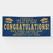 KLASSE VAN 2022: Eigen Afstuderen van de School vo Spandoek (Horizontaal)