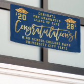 KLASSE VAN 2022: Eigen Afstuderen van de School vo Spandoek (Buitenkant Gebouw)