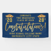 KLASSE VAN 2022: Eigen Afstuderen van de School vo Spandoek (Horizontaal)