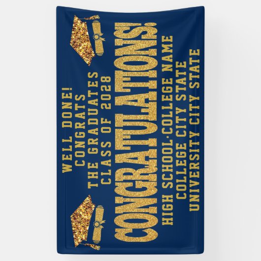 KLASSE VAN 2022: Eigen Afstuderen van de School vo Spandoek (Verticaal)