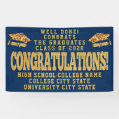 KLASSE VAN 2022: Eigen Afstuderen van de School vo Spandoek (Horizontaal)