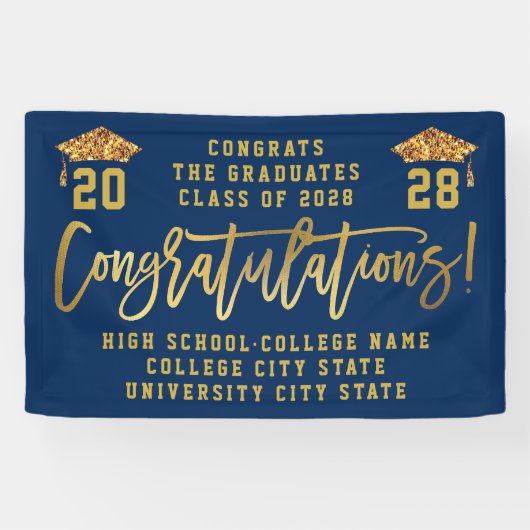 KLASSE VAN 2022: Eigen Afstuderen van de School vo Spandoek (Horizontaal)