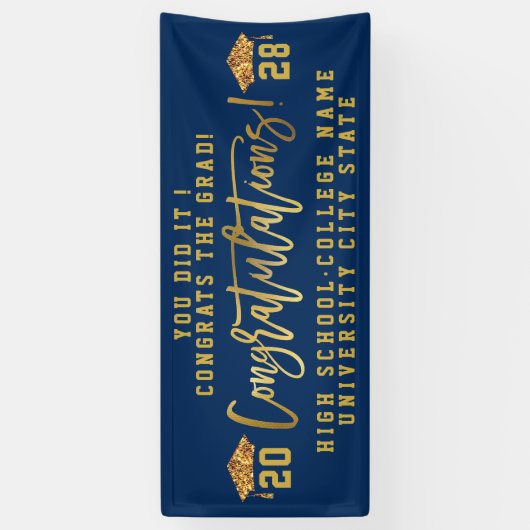 KLASSE VAN 2022: Eigen Afstuderen van de School vo Spandoek (Verticaal)