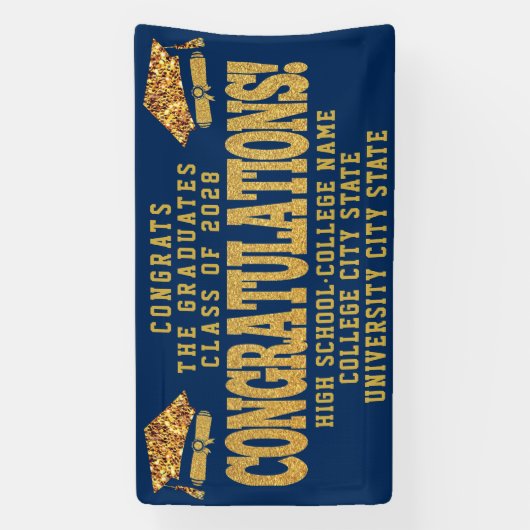 KLASSE VAN 2022: Eigen Afstuderen van de School vo Spandoek (Verticaal)