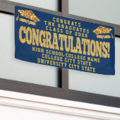 KLASSE VAN 2022: Eigen Afstuderen van de School vo Spandoek (Buitenkant Gebouw)