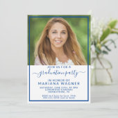 Klasse van 2022 Foto van High School Graduation Pa Kaart (Staand voorkant)