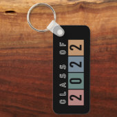 Klasse van 2022 Geslaggeschenken aan het schoolcol Sleutelhanger (Voorkant)