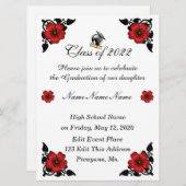 Klasse van 2022 Graduatie-uitnodigingen Kaart (Voorkant / Achterkant)