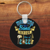 Klasse van 2022 Marching Band Senior Afstuderen Sleutelhanger (Voorkant)