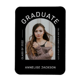 Klasse van 2022 minimalistische, eenvoudige afstud magneet