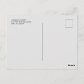 Klasse van 2022 Modern Chic Red Afstuderen Foto Briefkaart (Achterkant)