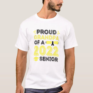 Klasse van 2022 Proud Grandpa van 2022 Senior Scho T-shirt