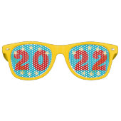 Klasse van 2022 Reunion Cool Party Shades Sunbril Retro Zonnebril (Voorkant)