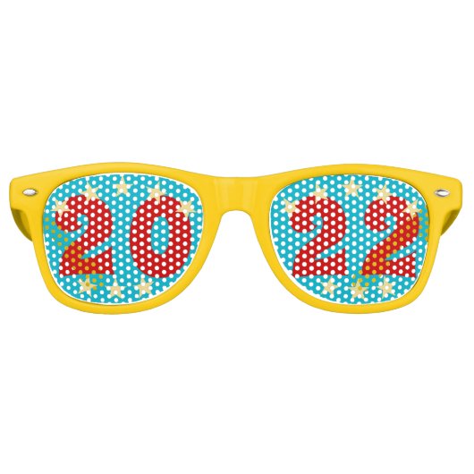 Klasse van 2022 Reunion Cool Party Shades Sunbril Retro Zonnebril (Voorkant)