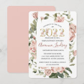 Klasse van 2022  Roze Afstuderen I Kaart (Voorkant / Achterkant)